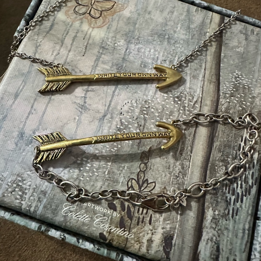 Waxing Poetic necklace and bracelet set.